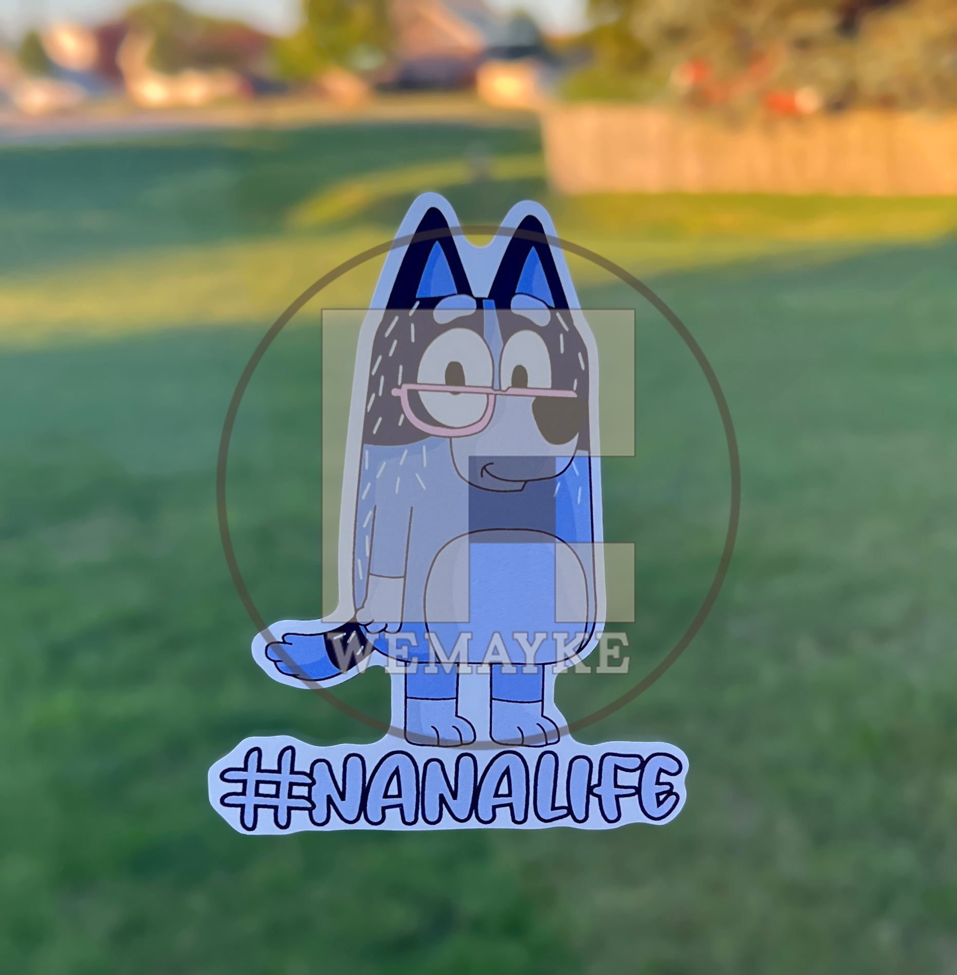 (B36) #Nanalife - Dog Family Decal / Sticker